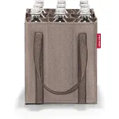 Reisenthel bottlebag, Harmaa, Polyesteri, Pullopussi, Kuvio, 240 mm, 240 mm