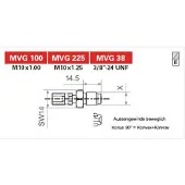 TRW Vario-liitäntä MVG38E, 3/8-24 UNF