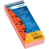 Herma 4892, Punainen, Suorakulmio, 28 mm, 56 mm, 500 kpl, Saksa