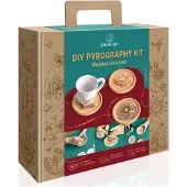 BeaverCraft Tools BeaverCraft DIY Pyrography Kit - Wooden Coasters