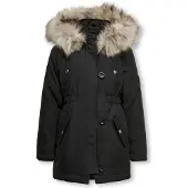ONLY Kogiris Life Fur Parka Otw Noos - Black - 164