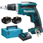 Makita Ruuvinväännin DFS451RFJ; 18 V; 2x3,0 Ah akku