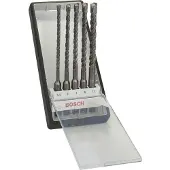 Bosch Betoniporanteräsarja SDS-plus-5; 5,5/6/7/8/10 mm; 5 kpl.