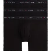 Tommy Hilfiger Underwear Bokserishortsit 'Essential' musta / valkoinen