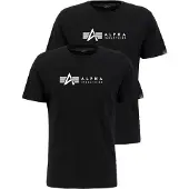 Alpha industries Label 2 Pack Lyhythihainen T-paita