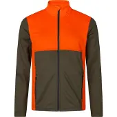 Seeland Elliot fleece Pine Green/Hi-Vis Orange S