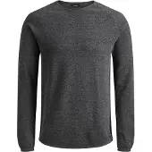 Jack & Jones Jjehill Knit Crew Neck Noos - Grey - M