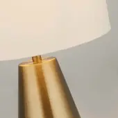 Searchlight Pöytävalaisin Laynie, Kerma/meripihka, Olohuone/ruokailutila, Tekstiili/kangas/silkki, Moderni