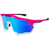 Scicon Aeroshade XL pyöräilylasit Pink Fluo/Multimirror Blue