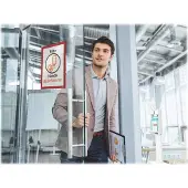Durable Duraframe -itseliimautuva A4-infokehys, 2 kpl, punainen kehys