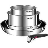 Tefal | Ingenio Emotion 5-osainen setti | L897S574 | Paistaminen | Halkaisija 16/20/22/28 cm | Sopii induktioliedelle | Irrotettava kahva | Ruostumat