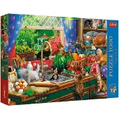 Trefl Premium Plus Tea Time: Troublemaker Kittens 1000p palapeli