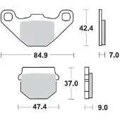 Moto-Master Aprilia/fantic/kawasaki/rieju 409904 Jarrupalat