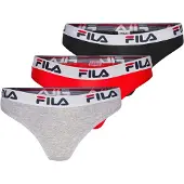 FILA Stringit meleerattu harmaa / punainen / musta / offwhite