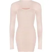 OW Collection Peach Dress - Pink - M