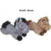 Hobby Hall Pehmolelu 30cm 2 väriä makuuasennossa