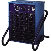 El-Björn VF9B, 9 kW, 3x400 V, IP44, kiinteä CEE-liitäntä kaapelille.Mitat KxSxKxS 430x360x410 mm.