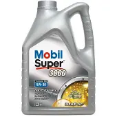 Mobil Moottoriöljy Super 3000 F-RN 5W-30, 5L.