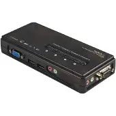 StarTech.com – 4 Port USB KVM Switch w/Audio+Cables (SV411KUSB)