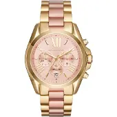 Michael Kors Kello - - MK6359 - Kaksisävyinen teräs - Vaaleanpunainen kellotaulu - Analoginen kvartsi