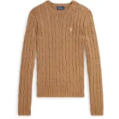 Ralph Lauren for woman. 211971795002 Brown knotted jumper (XS), Casual, Cotton
