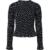Y.A.S Yaschemma Ls Smock Top Noos - Black - XS