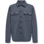 Only & Sons Osjnew Kodyl Overshirt Sweat Swt Noos - Blue - 134-140