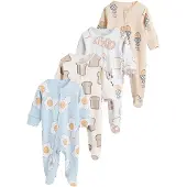 Next Yöpuku beige / vaaleansininen / brokadi / keltainen