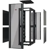 APC NetShelter SX, Itseseisova teline, 48U, 1704 kg, 161,4 kg, Musta (AR3357X610)