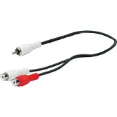Schwaiger CIK8230533, 2 x RCA, Naaras, RCA, Uros, 0,2 m, Musta