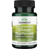 Swanson Health Täyden spektrin Chaga-sieni 400 mg - 60 kapselia