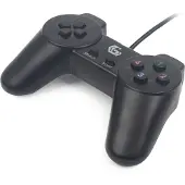 Gembird JPD-UB2-01, Pad-ohjain, PC, D-pad, Langallinen, USB 2.0, Musta (JPD-UB-01)
