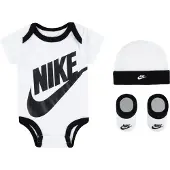 Nike Lahjapaketti - Body l/h/Pipo/Sukat - Futura - Valkoinen - - 6-12 kuukautta - Bodyt L/H