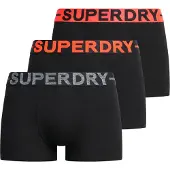 Superdry for man. M3110450B Pack of 3 Boxers Marca black (S), Homewear, Cotton