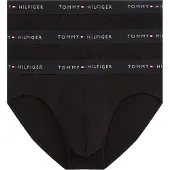 Tommy Hilfiger 3P Brief Wb - Black - L