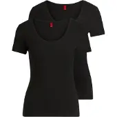 HUGO Twin T-Shirt Rn - Black - XXL