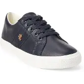 Ralph Lauren Janson Ii Nappa Leather Sneaker - Blue - 42