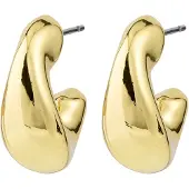 Pilgrim Jennings Hoop Earrings Gold-Plated - Gold - ONE SIZE