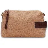 Hispanitas for woman. BI254151 Grained brown bag (OSFA), Casual, Polyurethane
