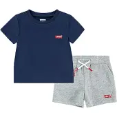 Levi's Kids Setti laivastonsininen / meleerattu harmaa | 62 | boy