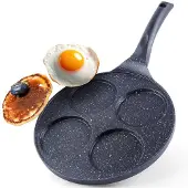 Orion Graniittipaistinpannu 27 cm, 4 reikää, tarttumaton, induktio