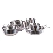 Mil-Tec Cook Set Stainless Steel 5pcs