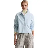 Marc O'Polo Woven Blouses Longsleeve - Blue - L