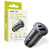 Mobile Origin Metal Car Charger 30W - CA12 - USB-C - USB-A