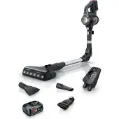 Bosch Unlimited 7 BBS712A - Støvsuger - pind/håndholdt (2-i-1) - uden pose - ledningsfri - antracit - 2 batterier, inkluderet oplader