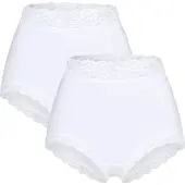 Lindex 3-Pack Briefs With High Waist - White - XL