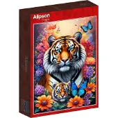 Alipson Puzzle 1000 pala "äidin rakkaus - Tigers"