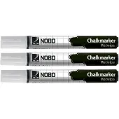 Nobo Liquid Chalk Marker 3 Units Musta