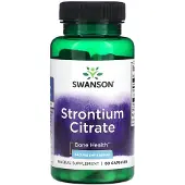 Swanson Health Strontiumsitraatti, 340 mg - 60 kapselia