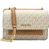 Michael Kors Olkalaukku kameli / tummanruskea / offwhite